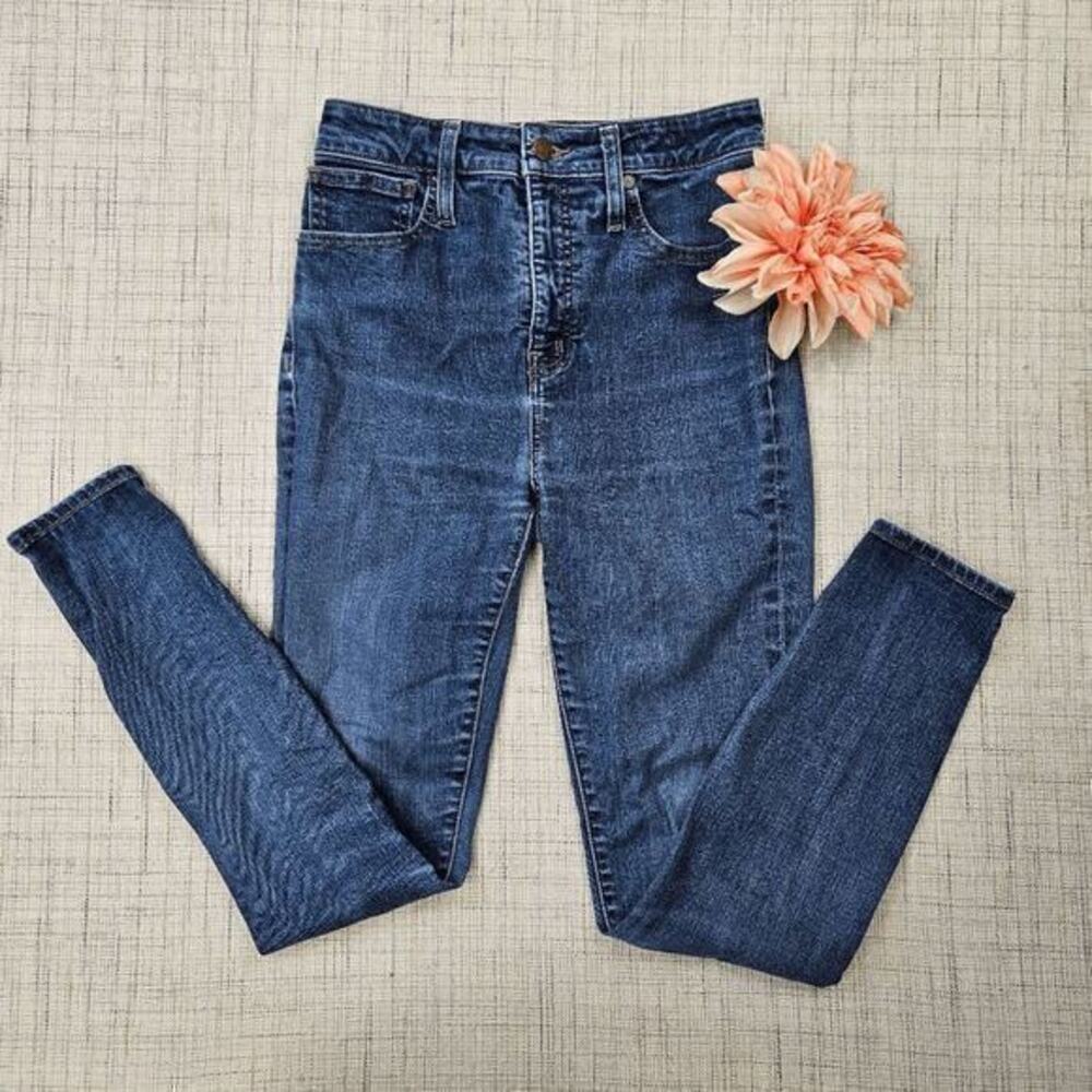 Madewell Curvy High Rise Skinny Medium Wash Jeans Size 27